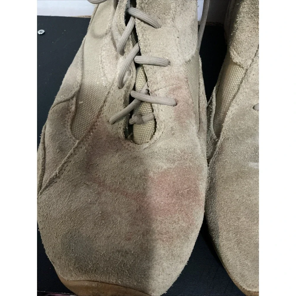 Tactical Research TR303 Mens Combat Boots Tan Desert 13W Leather Lace Up